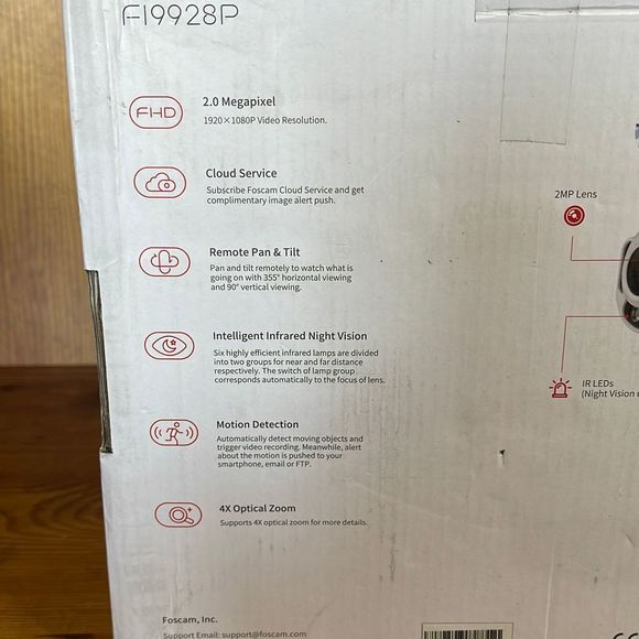 Foscam Outdoor PTZ 4X optical zoom HD 1080P Wifi Security Camera - Picture 15 of 15